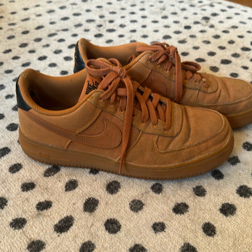 Nike Air Force One, Orange, Vegan, Men’s 9